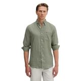 Tommy Hilfiger TJM Regular Fit Linen Gömlek, XL, DM0DM22760, Adaçayı, Erkek