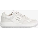 Tommy Hilfiger Tjm Retro Basket Cupsole Tumble Erkek Gri Spor Ayakkabı - P06-Gri