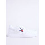 Tommy Hilfiger Tjm Retro Basket Ess Beyaz Erkek Klasik Sneaker