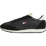 Tommy Hilfiger TJM RETRO RUNNER ARCHIVE MIX MAT Erkek Spor Ayakkabı Black 45