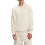 Tommy Hilfiger TJM RLX WAFFLE SCRIPT CREW Sweatshirt, L, DM0DM21622, Krem, erkek