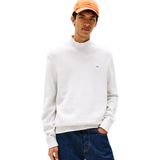 Tommy Hilfiger tjm slim ess roll nck sweat Erkek Sweatshirt Lt Grey Htr M