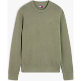 Tommy Hilfiger Tjm Slım Ess Sweater Ext Erkek Yeşil Kazak - DM0DM21787 - 2XL