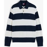 Tommy Hilfiger Tjm Slım Essentıal Polo Swtr Ext Erkek Mavi Sweatshirt - DM0DM20304 - 2XL