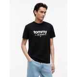 Tommy Hilfiger TJM SLIM GRAPHIC TEE EXT T-Shirts Erkek BLACK M