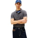 TOMMY HILFIGER TJM SLIM PLACKET POLO EXT Erkek T-shirt, Washed Black, S
