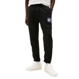 TOMMY HILFIGER TJM SLIM RWB FLAG SWEATPANT Erkek Eşofman Altı, Siyah, M