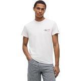 Tommy Hilfiger tjm slim sign chest ss tee ext Erkek T-Shirts ancient white M