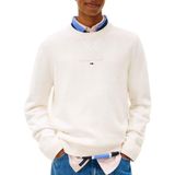 TOMMY HILFIGER TJM SLIM TNL LINEAR SWEATER Erkek Kazak, Ancient White Tonal, M