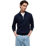 Tommy Hilfiger TJM SLM ESS LIGHT ¼ ZIP SWTR EXT Erkek Kazak Dark Blue S