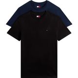 Tommy Hilfiger tjm xslim 2pack jersey tee ext Erkek T-Shirts black/dark night navy M