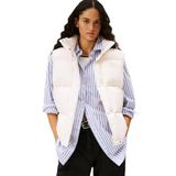 Tommy Hilfiger tjw alaska grid down vest Kadın Ceket Ancient White L