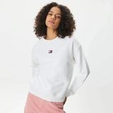Tommy Hilfiger Tjw Armalı Kutu Kesim Bisiklet Yaka Kadın Beyaz Kazak DW0DW17325YBH - XS