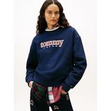 Tommy Hilfiger TJW Boxy Bisiklet Yaka Kazak, XS, DW0DW22565, Gece Mavisi, kadın