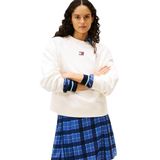 Tommy Hilfiger tjw bxy badge crew ext Kadın Sweatshirt Ancient White S