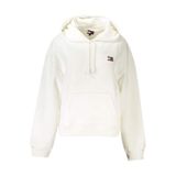 Tommy Hilfiger TJW BXY BADGE HOODIE EXT Kadın Kapüşonlu Sweatshirt, Beyaz, S