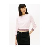 Tommy Hilfiger Tjw Chenille Logolu Crop Kazak - Açık Pembe - S
