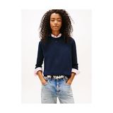 Tommy Hilfiger Tjw Essential Bisiklet Yaka Kazak - Gece Mavisi - XS