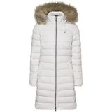 Tommy Hilfiger Tjw Essential Hooded Down Kapüşonlu Kadın Mont - XS - Beyaz