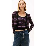 Tommy Hilfiger Tjw Fairisle Desenli Kadın Siyah Kazak DW0DW21691BDS