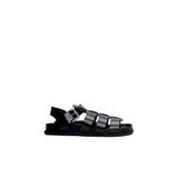 Tommy Hilfiger tjw fisherman patent sandal Kadın Terlik Black 36 EU