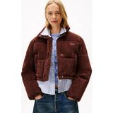 Tommy Hilfiger Tjw Kadife Şişme Kadın Kahverengi Ceket DW0DW21658GS7 - XS