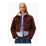 Tommy Hilfiger TJW Kadife Şişme Kadın Kahverengi Mont DW0DW21658GS7