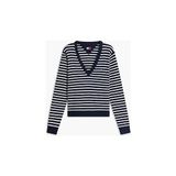 Tommy Hilfiger Tjw Kadın Essential Vneck Kazak - Mavi - XS