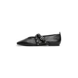 Tommy Hilfiger tjw leather maryjane ballerina Kadın Ayakkabı Black 38 EU