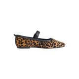 Tommy Hilfiger TJW MARYJANE LEOPARD BALLERINA Kadın Kahverengi Ayakkabı - EN0EN02885