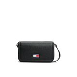 Tommy Hilfiger tjw must flap crossover Kadın El Çantası Black Orta