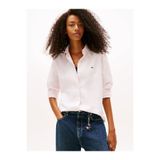 Tommy Hilfiger TJW Normal Kesim Oxford Kadın Pembe Gömlek DW0DW19890TOG