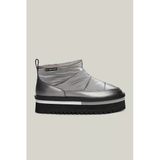 Tommy Hilfiger Tjw Nylon Flatform Boot Wl Kadın Metalik Gri Bot En0en02689trh