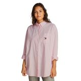 Tommy Hilfiger tjw ovs badge oxford shirt ext Kadın Shirt Precious Pink M