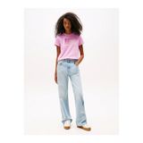 Tommy Hilfiger TJW REG GRADIENT FLAG SS Kadın Pembe T-shirt DW0DW20905U06