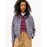 Tommy Hilfiger TJW Reversible Yüksek Yaka Ceket, M, DW0DW22052, Gece Mavisi, Kadın