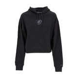 Tommy Hilfiger TJW RLX CRP HEART HOODIE Sweatshirt, S, DW0DW21408, Siyah, kadın