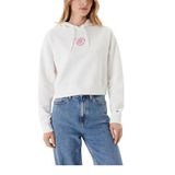 Tommy Hilfiger TJW RLX CRP HEART HOODIE Sweatshirt, XL, DW0DW21408, Beyaz, kadın