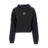 Tommy Hilfiger TJW RLX CRP HEART HOODIE Sweatshirt, XS, DW0DW21408, Siyah, kadın
