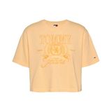 Tommy Hilfiger tjw rlx sh tonal crest tee Kadın Shirt Custard Cream XS