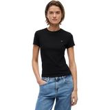 Tommy Hilfiger TJW SLIM C-NECK TEE T-Shirts Kadın BLACK XS