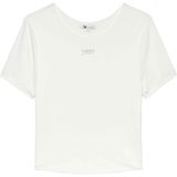 Tommy Hilfiger tjw slim sh silver script tee Kadın T-Shirts ecru L