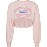 Tommy Hilfiger tjw ultr crp tj ath crew Kadın Sweatshirt faint pink M