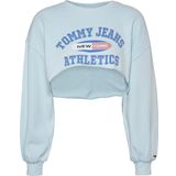 Tommy Hilfiger tjw ultr crp tj ath crew Kadın Sweatshirt shimmering blue XS