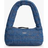 Tommy Hilfiger Tjw Urban Tamamı Baskılı Denim Omuz Kadın Denim Omuz Çantası AW0AW182661A7