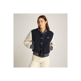 Tommy Hilfiger TJW WOOL VARSITY JACKET EXT Kadın lacivert Ceket DW0DW19320C1G