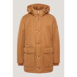 Tommy Hilfiger Tomm Hilfiger Rockie Non Fur Down Parka Erkek Mont - S - Kahverengi