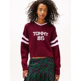 Tommy Hilfiger Tommy '85 Varsity Kazak, S, DW0DW22033, Mor, Kadın