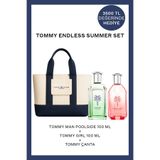 Tommy Hilfiger Tommy Girl Endless Summer 100 ml Kadın Parfüm + Tommy Endless Summer 100 ml Erkek Parfüm + Plaj Çantası