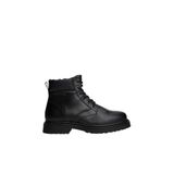 TOMMY HILFIGER TOMMY HILFIGER Erkek Marka Baskılı%100 Deri Full Bağcıklı Kışlık Kullanıma Uygun Siyah Bot & Bootie EM0EM01706 BDS 43 EU